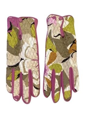 VERA BRADLEY Women’s Multicolor Violet Polar Gloves Size M/L
